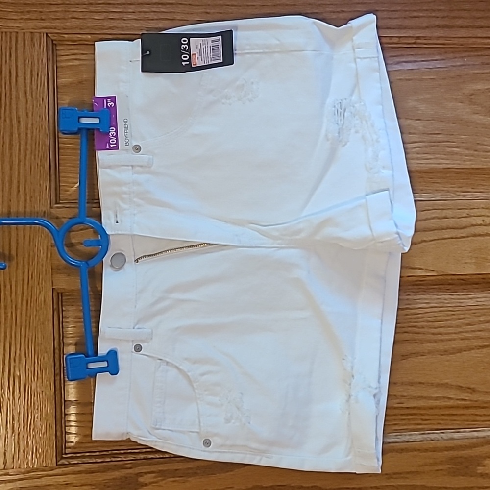 Never worn white shorts